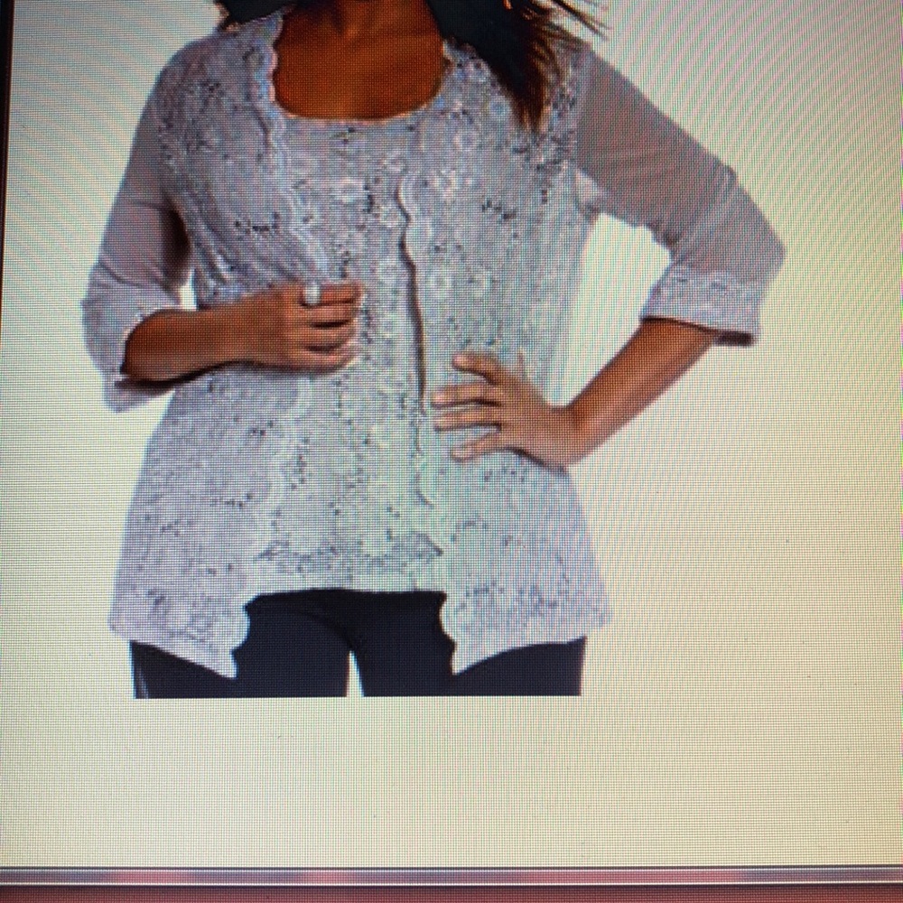 Onyx Plus Size Sequin-Lace Jacket